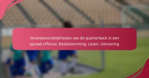 Verantwoordelijkheden van de quarterback in een spread offense: Besluitvorming, Lezen, Uitvoering